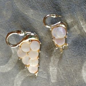 Swan pins and clip on earrings